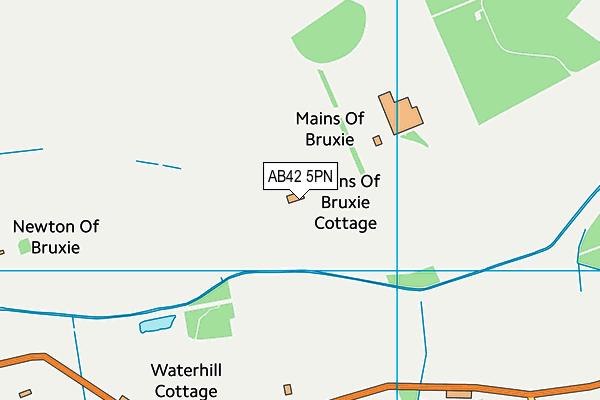 AB42 5PN map - OS VectorMap District (Ordnance Survey) AB42 5PN map - OS VectorMap District (Ordnance Survey)