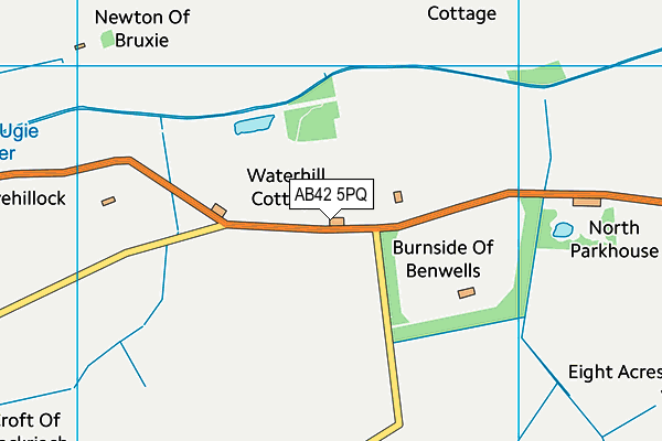 AB42 5PQ map - OS VectorMap District (Ordnance Survey) AB42 5PQ map - OS VectorMap District (Ordnance Survey)