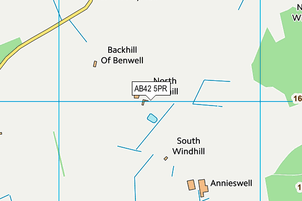 AB42 5PR map - OS VectorMap District (Ordnance Survey) AB42 5PR map - OS VectorMap District (Ordnance Survey)