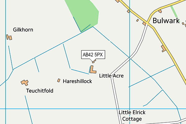 AB42 5PX map - OS VectorMap District (Ordnance Survey) AB42 5PX map - OS VectorMap District (Ordnance Survey)