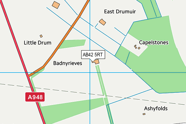 AB42 5RT map - OS VectorMap District (Ordnance Survey) AB42 5RT map - OS VectorMap District (Ordnance Survey)