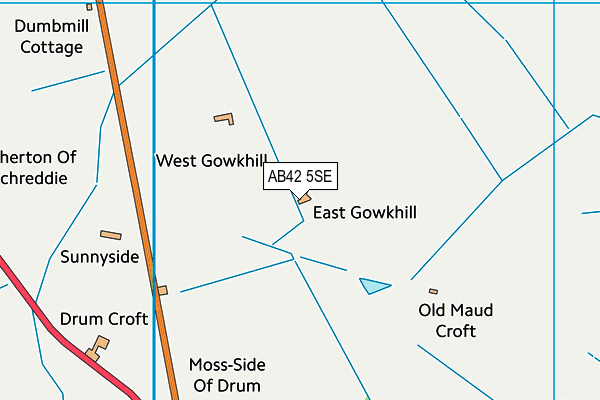 AB42 5SE map - OS VectorMap District (Ordnance Survey) AB42 5SE map - OS VectorMap District (Ordnance Survey)