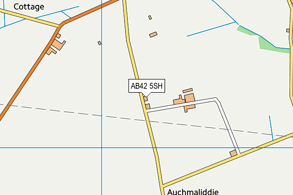 AB42 5SH map - OS VectorMap District (Ordnance Survey) AB42 5SH map - OS VectorMap District (Ordnance Survey)