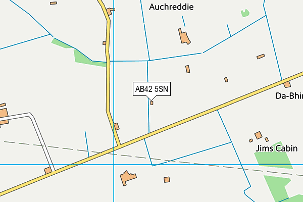 AB42 5SN map - OS VectorMap District (Ordnance Survey) AB42 5SN map - OS VectorMap District (Ordnance Survey)