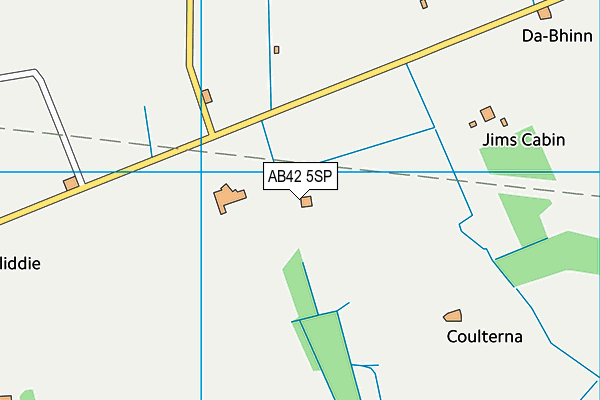 AB42 5SP map - OS VectorMap District (Ordnance Survey) AB42 5SP map - OS VectorMap District (Ordnance Survey)
