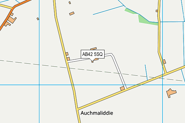 AB42 5SQ map - OS VectorMap District (Ordnance Survey) AB42 5SQ map - OS VectorMap District (Ordnance Survey)