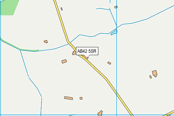 AB42 5SR map - OS VectorMap District (Ordnance Survey) AB42 5SR map - OS VectorMap District (Ordnance Survey)