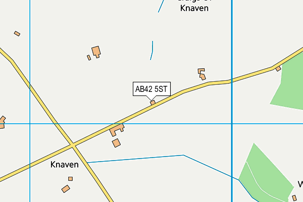AB42 5ST map - OS VectorMap District (Ordnance Survey) AB42 5ST map - OS VectorMap District (Ordnance Survey)