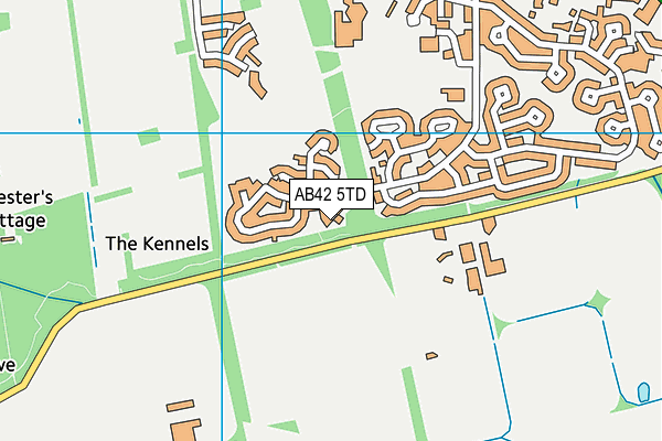 AB42 5TD map - OS VectorMap District (Ordnance Survey) AB42 5TD map - OS VectorMap District (Ordnance Survey)