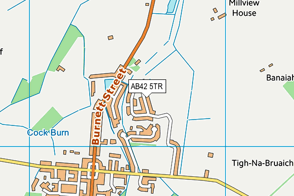 AB42 5TR map - OS VectorMap District (Ordnance Survey) AB42 5TR map - OS VectorMap District (Ordnance Survey)