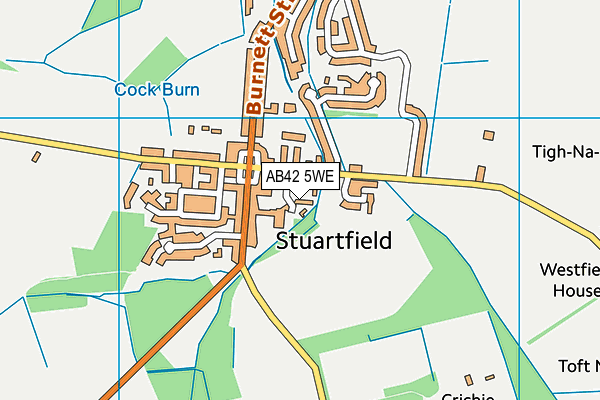 AB42 5WE map - OS VectorMap District (Ordnance Survey) AB42 5WE map - OS VectorMap District (Ordnance Survey)