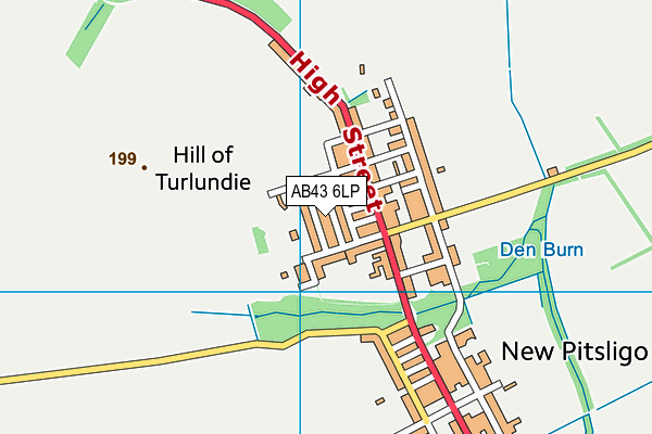 AB43 6LP map - OS VectorMap District (Ordnance Survey) AB43 6LP map - OS VectorMap District (Ordnance Survey)