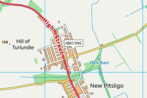 AB43 6NS map - OS VectorMap District (Ordnance Survey) AB43 6NS map - OS VectorMap District (Ordnance Survey)