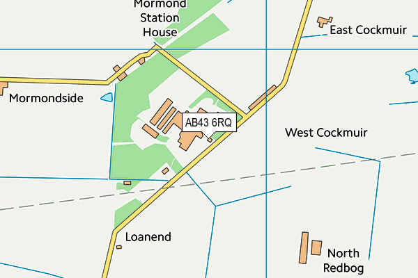 AB43 6RQ map - OS VectorMap District (Ordnance Survey) AB43 6RQ map - OS VectorMap District (Ordnance Survey)