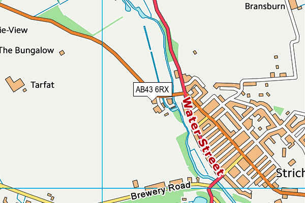 AB43 6RX map - OS VectorMap District (Ordnance Survey) AB43 6RX map - OS VectorMap District (Ordnance Survey)