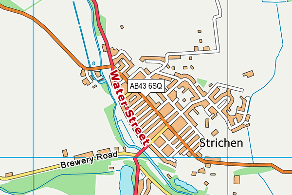 AB43 6SQ map - OS VectorMap District (Ordnance Survey) AB43 6SQ map - OS VectorMap District (Ordnance Survey)