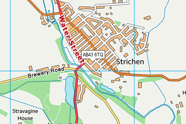 AB43 6TQ map - OS VectorMap District (Ordnance Survey) AB43 6TQ map - OS VectorMap District (Ordnance Survey)
