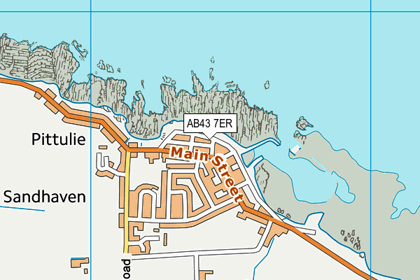 AB43 7ER map - OS VectorMap District (Ordnance Survey) AB43 7ER map - OS VectorMap District (Ordnance Survey)