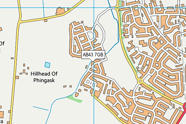 AB43 7GB map - OS VectorMap District (Ordnance Survey) AB43 7GB map - OS VectorMap District (Ordnance Survey)