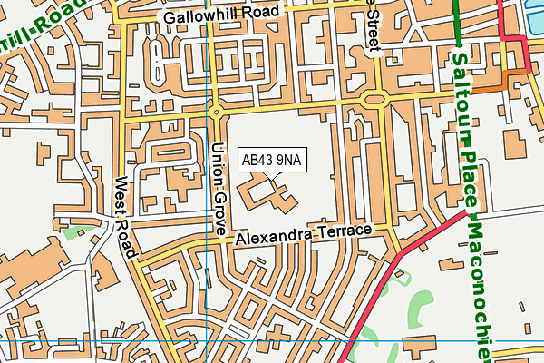 AB43 9NA map - OS VectorMap District (Ordnance Survey) AB43 9NA map - OS VectorMap District (Ordnance Survey)