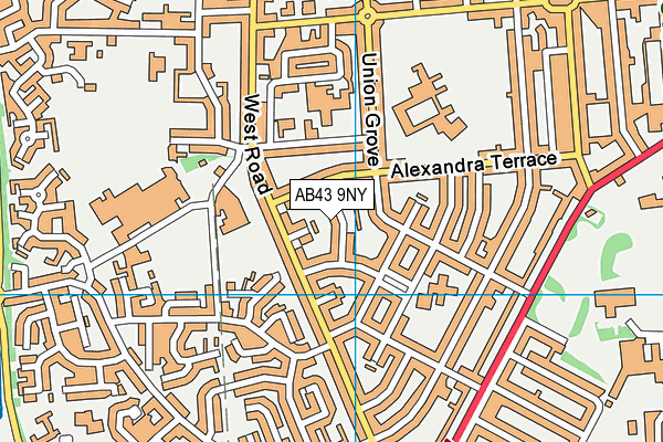AB43 9NY map - OS VectorMap District (Ordnance Survey) AB43 9NY map - OS VectorMap District (Ordnance Survey)