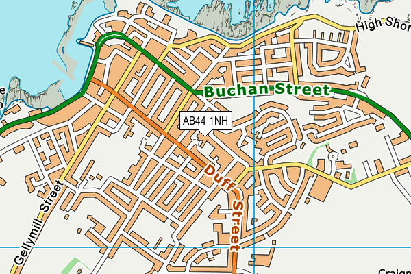 AB44 1NH map - OS VectorMap District (Ordnance Survey) AB44 1NH map - OS VectorMap District (Ordnance Survey)