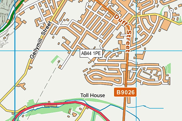 AB44 1PE map - OS VectorMap District (Ordnance Survey) AB44 1PE map - OS VectorMap District (Ordnance Survey)