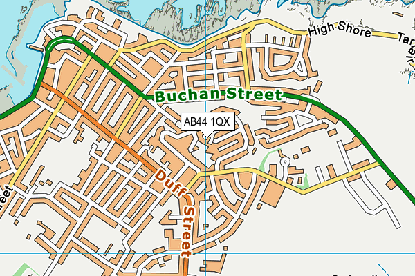 AB44 1QX map - OS VectorMap District (Ordnance Survey) AB44 1QX map - OS VectorMap District (Ordnance Survey)