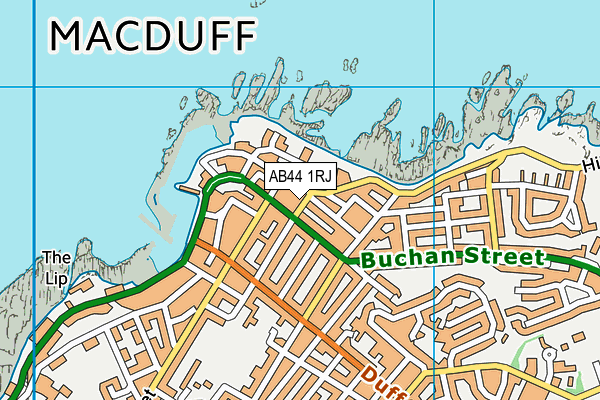 AB44 1RJ map - OS VectorMap District (Ordnance Survey) AB44 1RJ map - OS VectorMap District (Ordnance Survey)