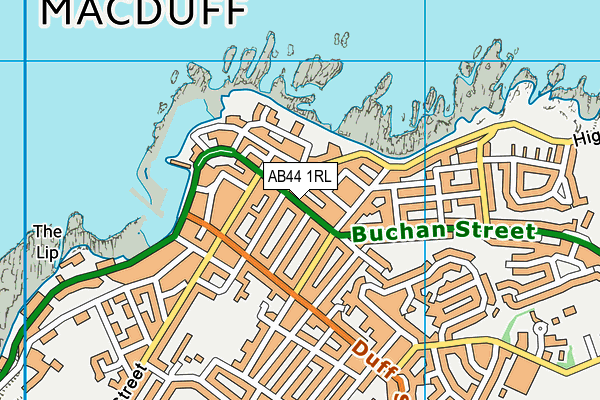 AB44 1RL map - OS VectorMap District (Ordnance Survey) AB44 1RL map - OS VectorMap District (Ordnance Survey)
