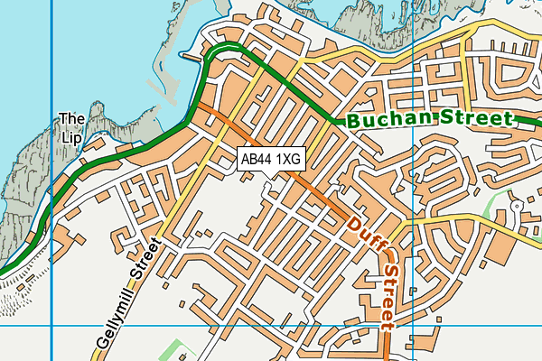 AB44 1XG map - OS VectorMap District (Ordnance Survey) AB44 1XG map - OS VectorMap District (Ordnance Survey)