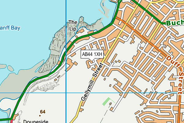 AB44 1XH map - OS VectorMap District (Ordnance Survey) AB44 1XH map - OS VectorMap District (Ordnance Survey)