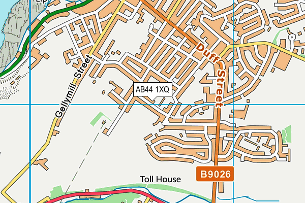 AB44 1XQ map - OS VectorMap District (Ordnance Survey) AB44 1XQ map - OS VectorMap District (Ordnance Survey)