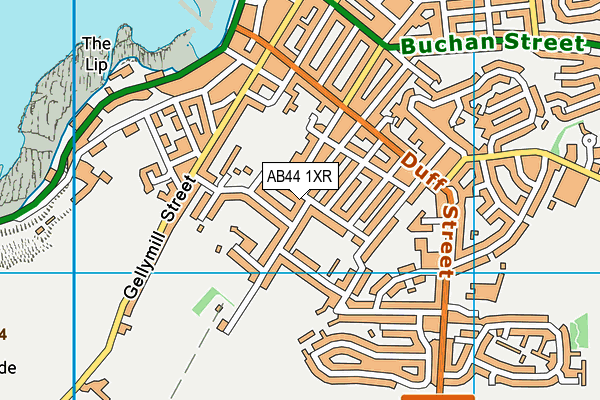 AB44 1XR map - OS VectorMap District (Ordnance Survey) AB44 1XR map - OS VectorMap District (Ordnance Survey)