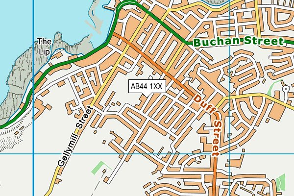 AB44 1XX map - OS VectorMap District (Ordnance Survey) AB44 1XX map - OS VectorMap District (Ordnance Survey)