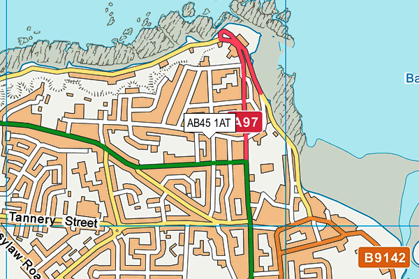 AB45 1AT map - OS VectorMap District (Ordnance Survey) AB45 1AT map - OS VectorMap District (Ordnance Survey)