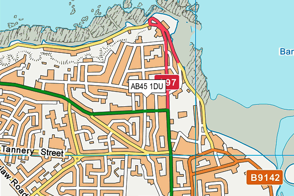 AB45 1DU map - OS VectorMap District (Ordnance Survey) AB45 1DU map - OS VectorMap District (Ordnance Survey)