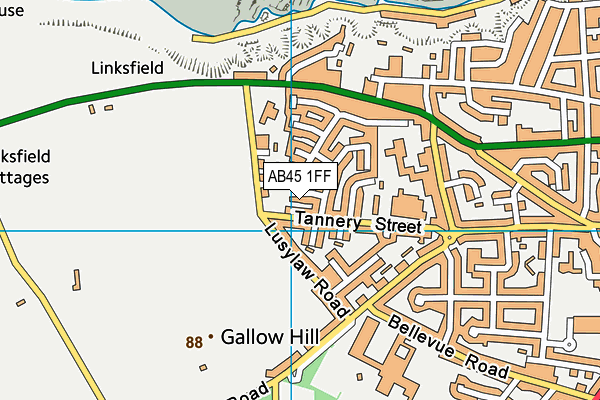 AB45 1FF map - OS VectorMap District (Ordnance Survey) AB45 1FF map - OS VectorMap District (Ordnance Survey)