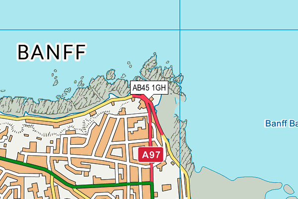AB45 1GH map - OS VectorMap District (Ordnance Survey) AB45 1GH map - OS VectorMap District (Ordnance Survey)