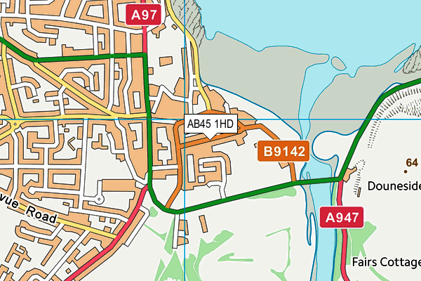 AB45 1HD map - OS VectorMap District (Ordnance Survey) AB45 1HD map - OS VectorMap District (Ordnance Survey)