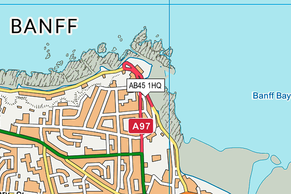 AB45 1HQ map - OS VectorMap District (Ordnance Survey) AB45 1HQ map - OS VectorMap District (Ordnance Survey)