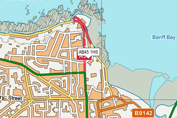 AB45 1HS map - OS VectorMap District (Ordnance Survey) AB45 1HS map - OS VectorMap District (Ordnance Survey)