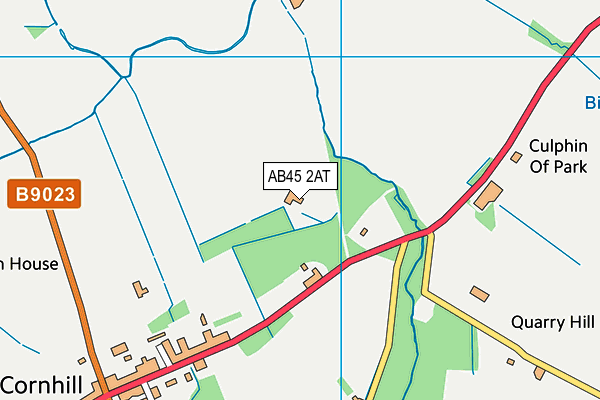 AB45 2AT map - OS VectorMap District (Ordnance Survey) AB45 2AT map - OS VectorMap District (Ordnance Survey)