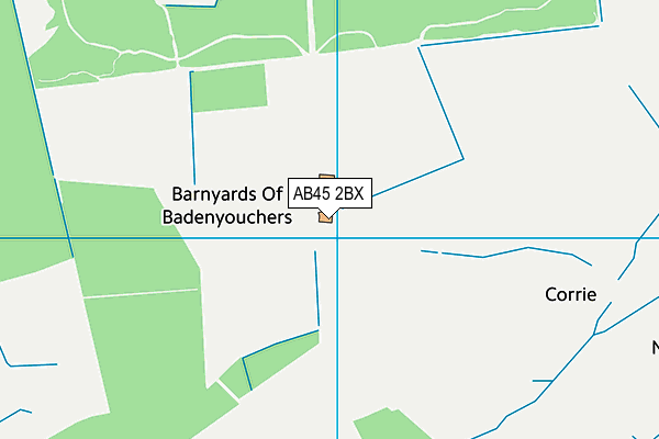 AB45 2BX map - OS VectorMap District (Ordnance Survey) AB45 2BX map - OS VectorMap District (Ordnance Survey)