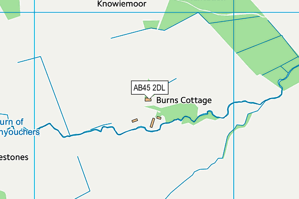AB45 2DL map - OS VectorMap District (Ordnance Survey) AB45 2DL map - OS VectorMap District (Ordnance Survey)