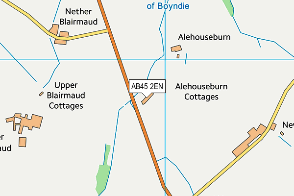 AB45 2EN map - OS VectorMap District (Ordnance Survey) AB45 2EN map - OS VectorMap District (Ordnance Survey)