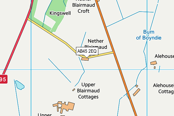 AB45 2EQ map - OS VectorMap District (Ordnance Survey) AB45 2EQ map - OS VectorMap District (Ordnance Survey)
