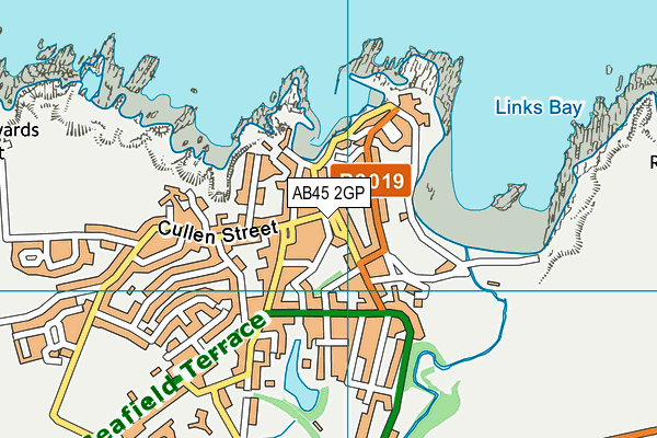 AB45 2GP map - OS VectorMap District (Ordnance Survey) AB45 2GP map - OS VectorMap District (Ordnance Survey)