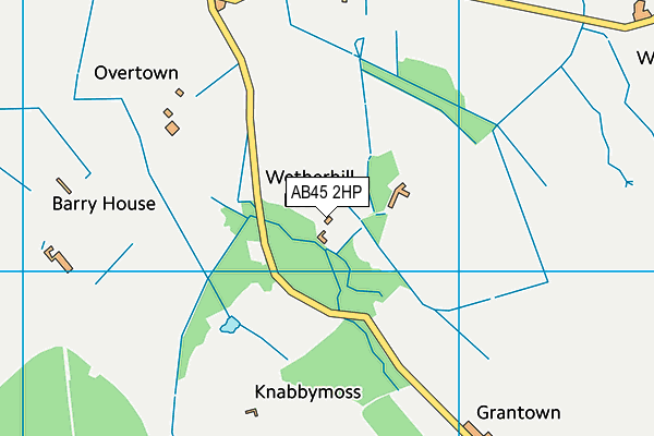 AB45 2HP map - OS VectorMap District (Ordnance Survey) AB45 2HP map - OS VectorMap District (Ordnance Survey)