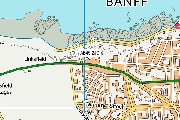 AB45 2JG map - OS VectorMap District (Ordnance Survey) AB45 2JG map - OS VectorMap District (Ordnance Survey)
